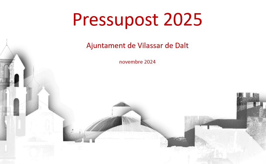 Vilassar impulsa un Pressupost expansiu pel 2025 amb inversions estratègiques