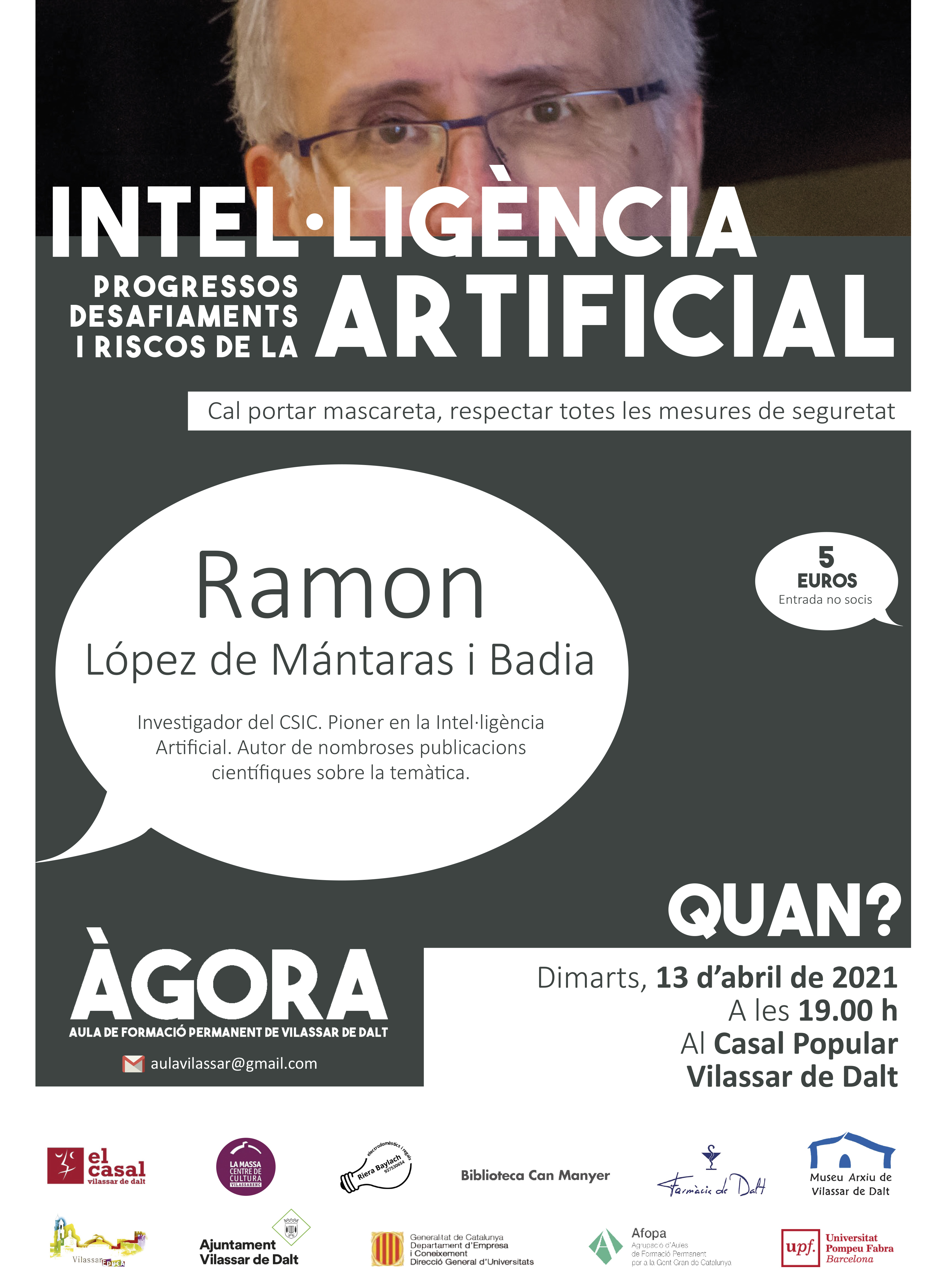 Àgora Vilassar: Progressos, desafiaments i riscos de la iltel·ligència artificial