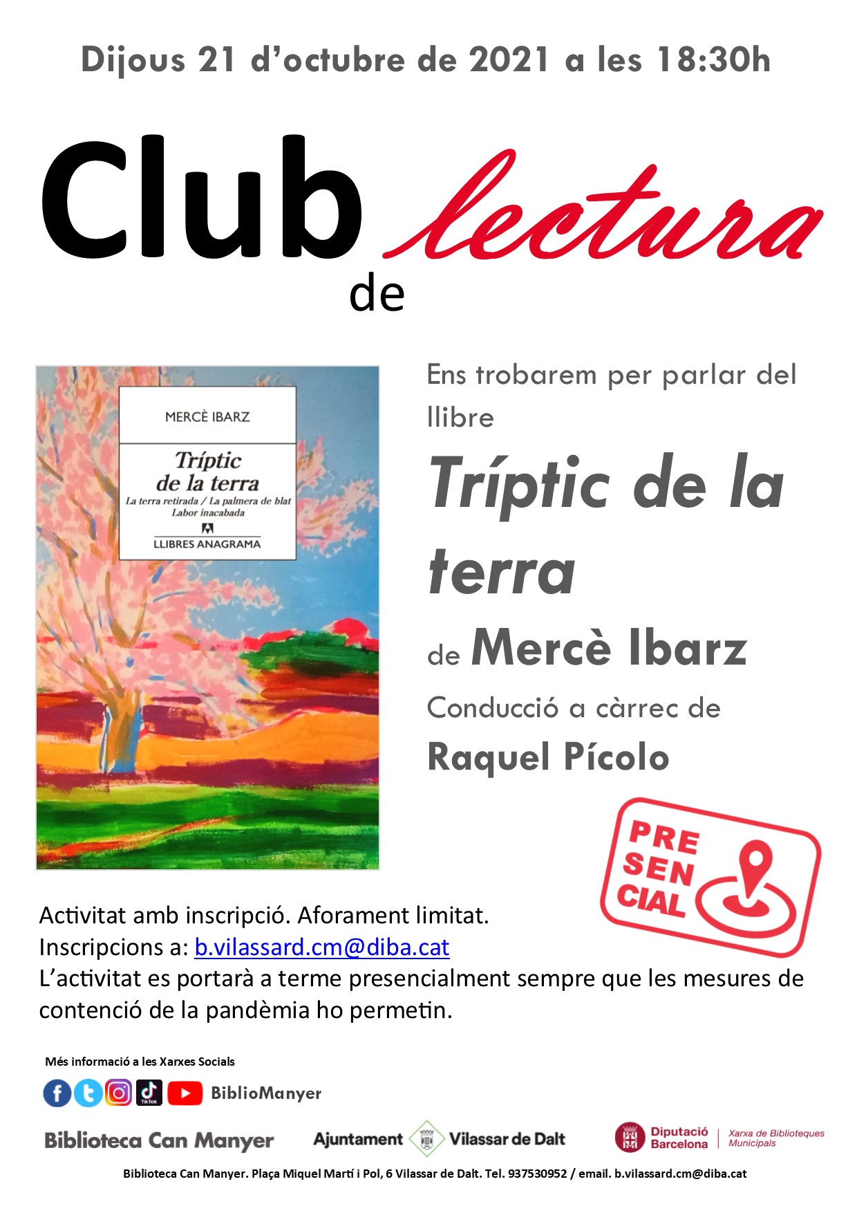 Club de lectura: Tríptic de la Terra