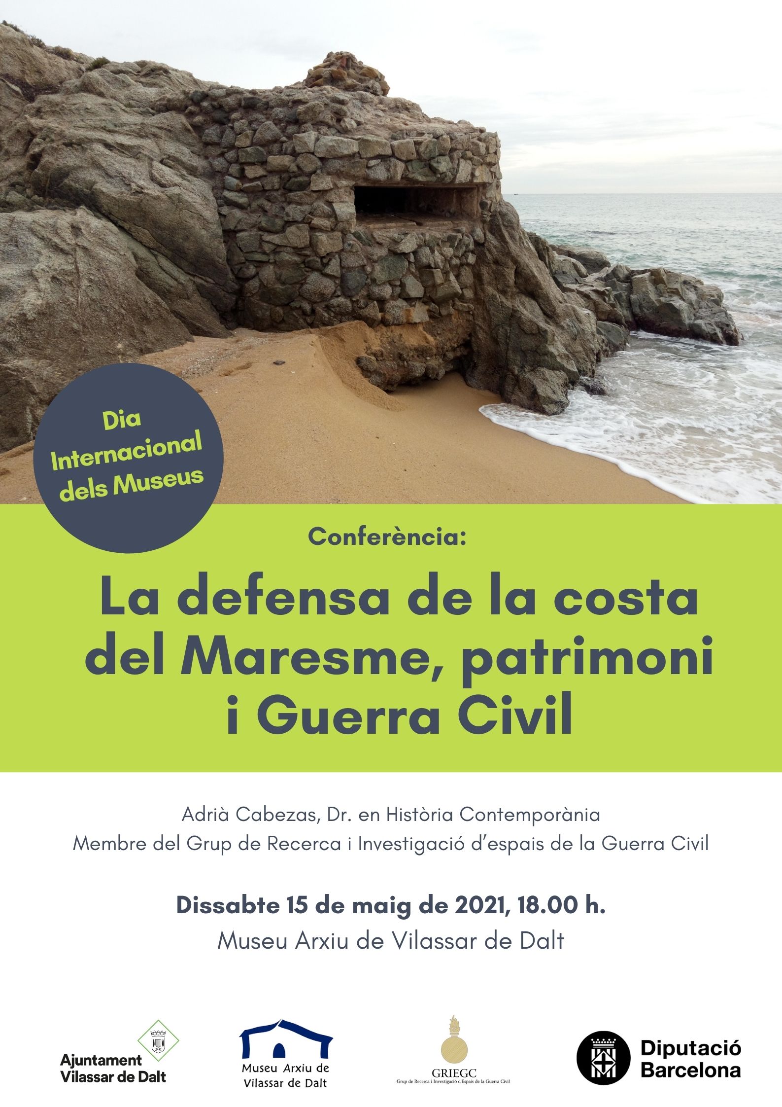 Conferència: La defensa de la costa del Maresme, patrimoni i Guerra Civil 