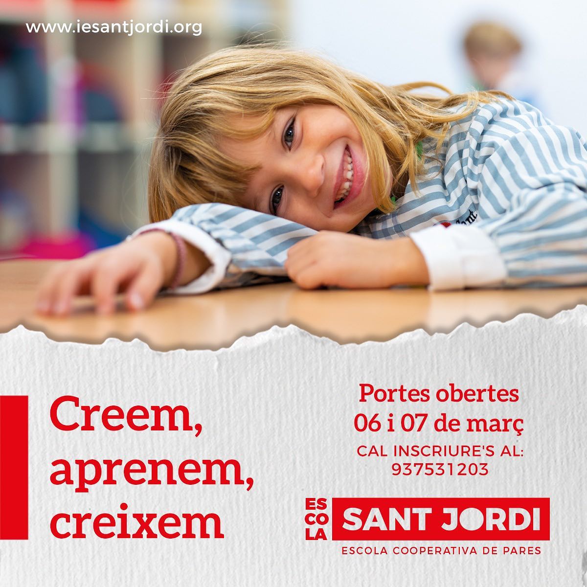 IE Sant Jordi. Jornada de portes obertes