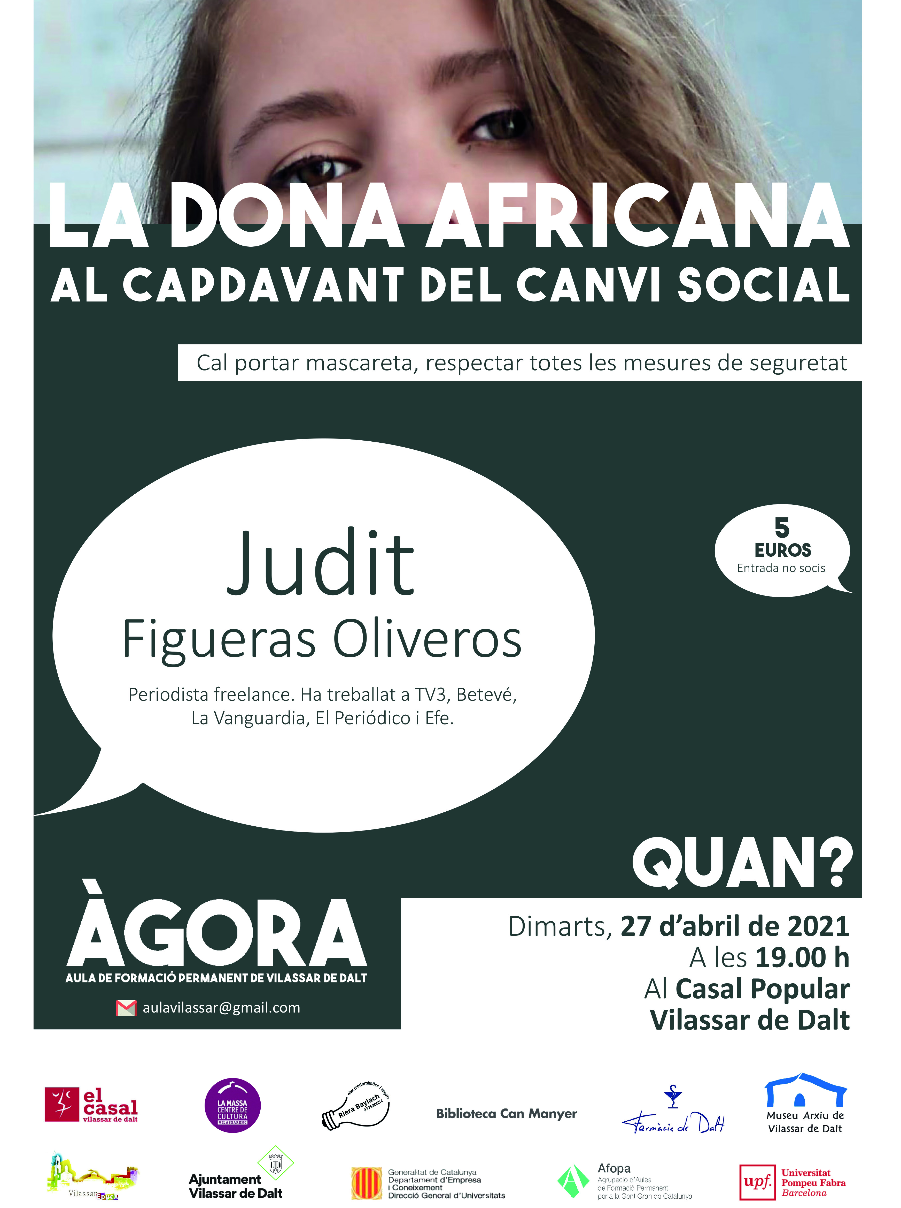 Àgora Vilassar: La dona africana al capdavant del canvi social
