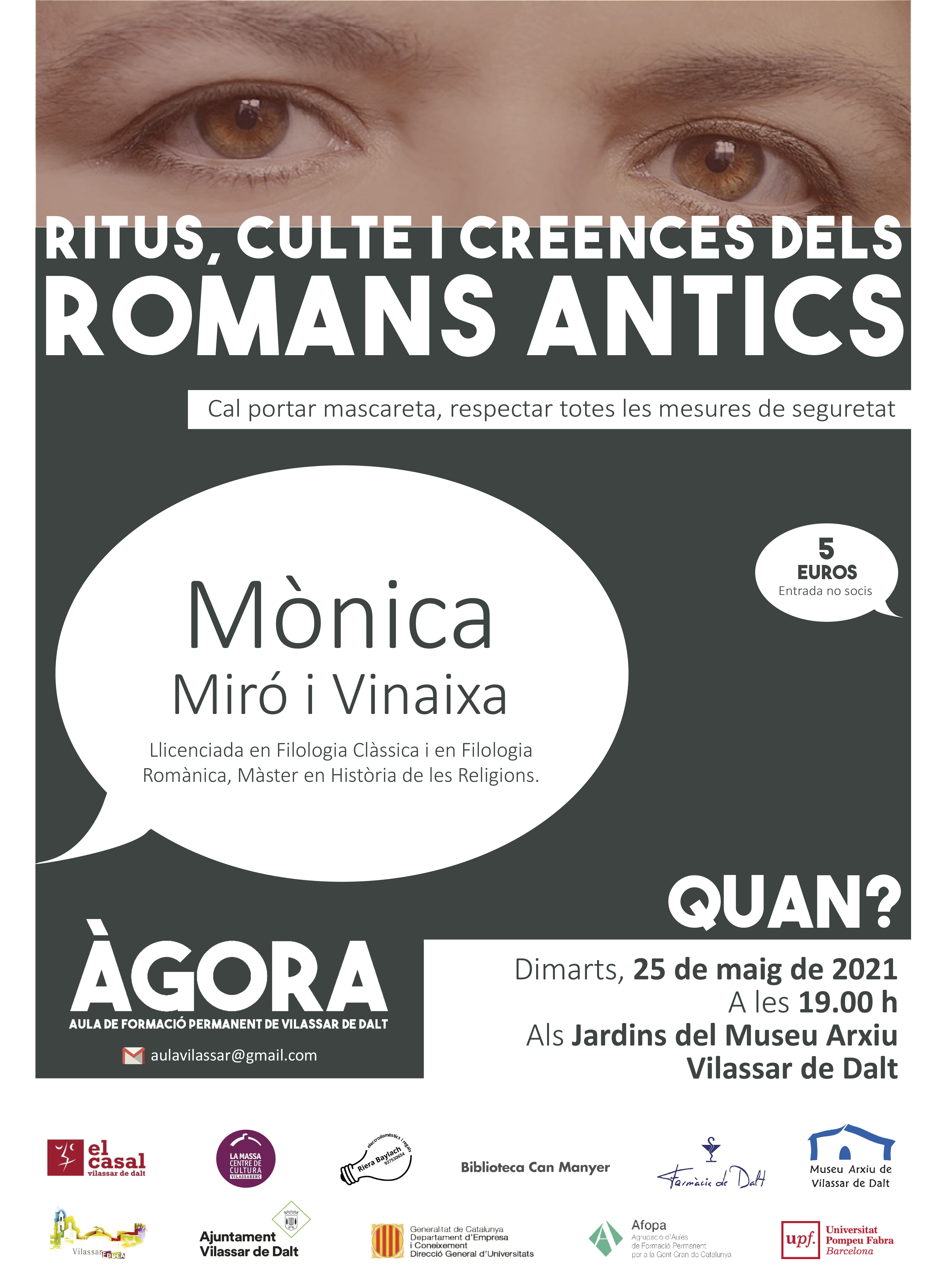 Àgora Vilassar: Ritus, culte i creences dels romans antics
