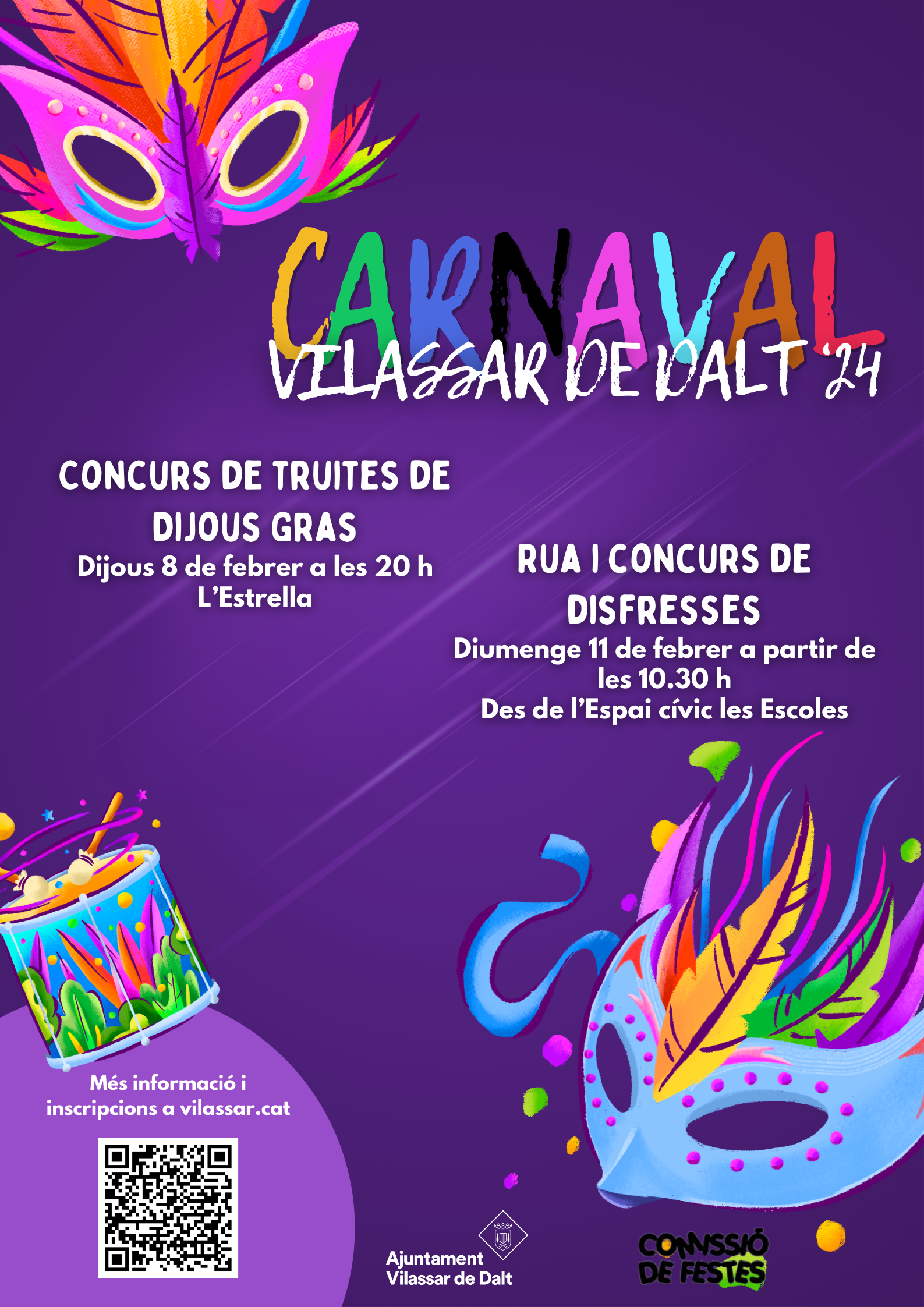 Ja et pots inscriure al Carnaval 2024!