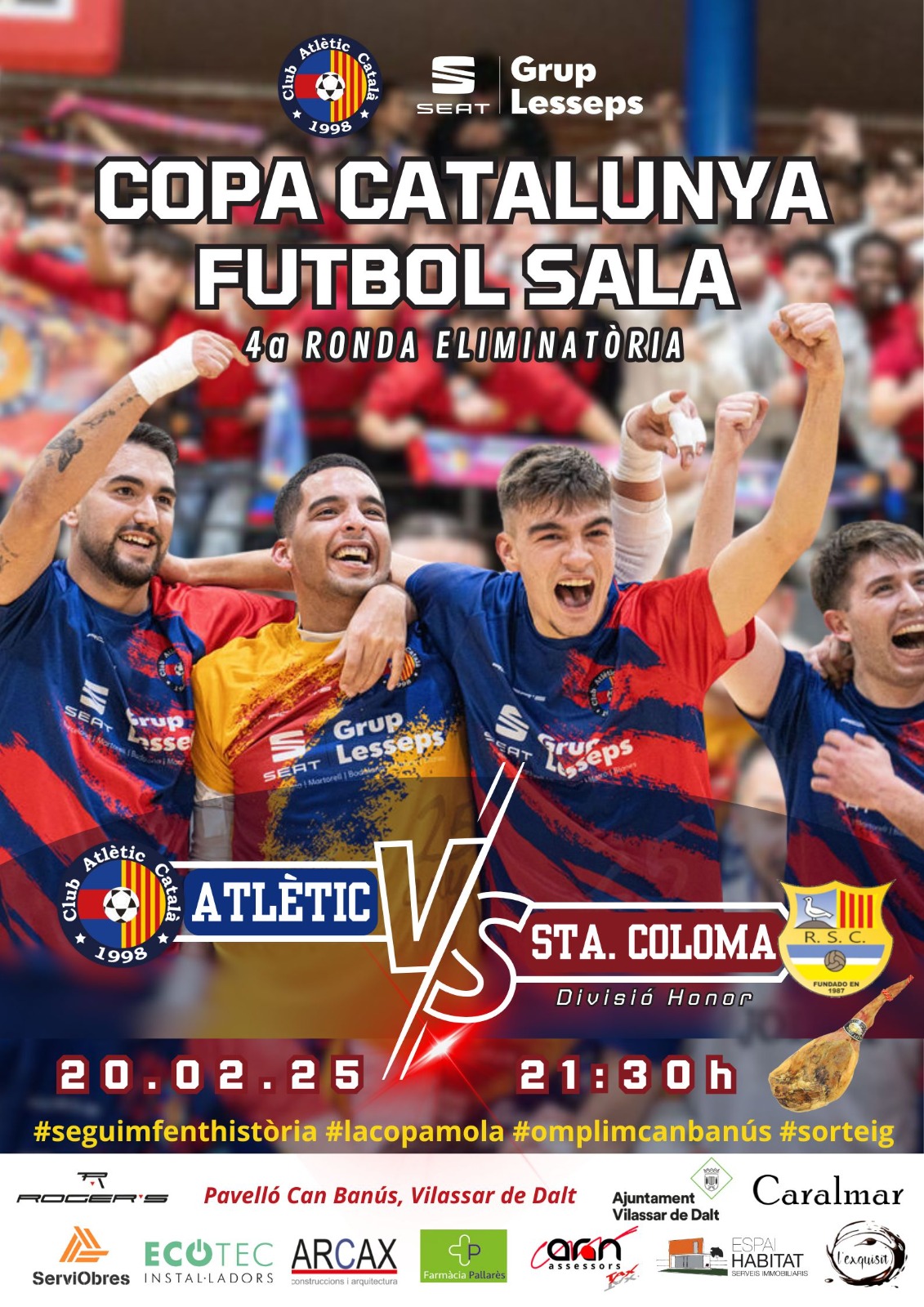 Copa Catalunya de Futbol Sala. 4a ronda eliminatòria