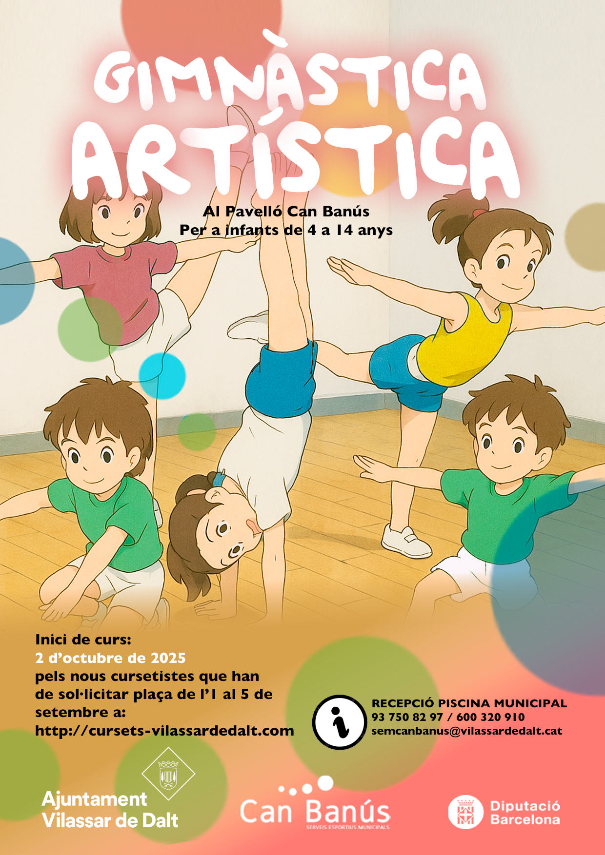 El SEM Can Banús ofereix activitats de gimnàstica artística i natació 