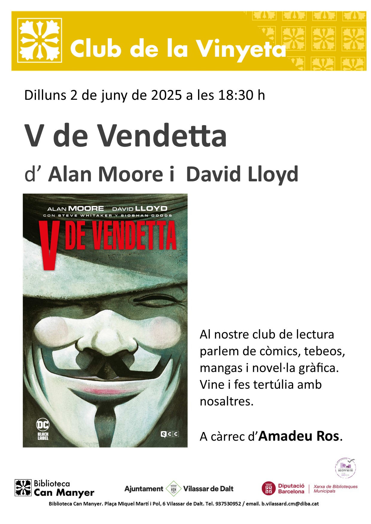 Club de la vinyeta: 'V de Vendetta'