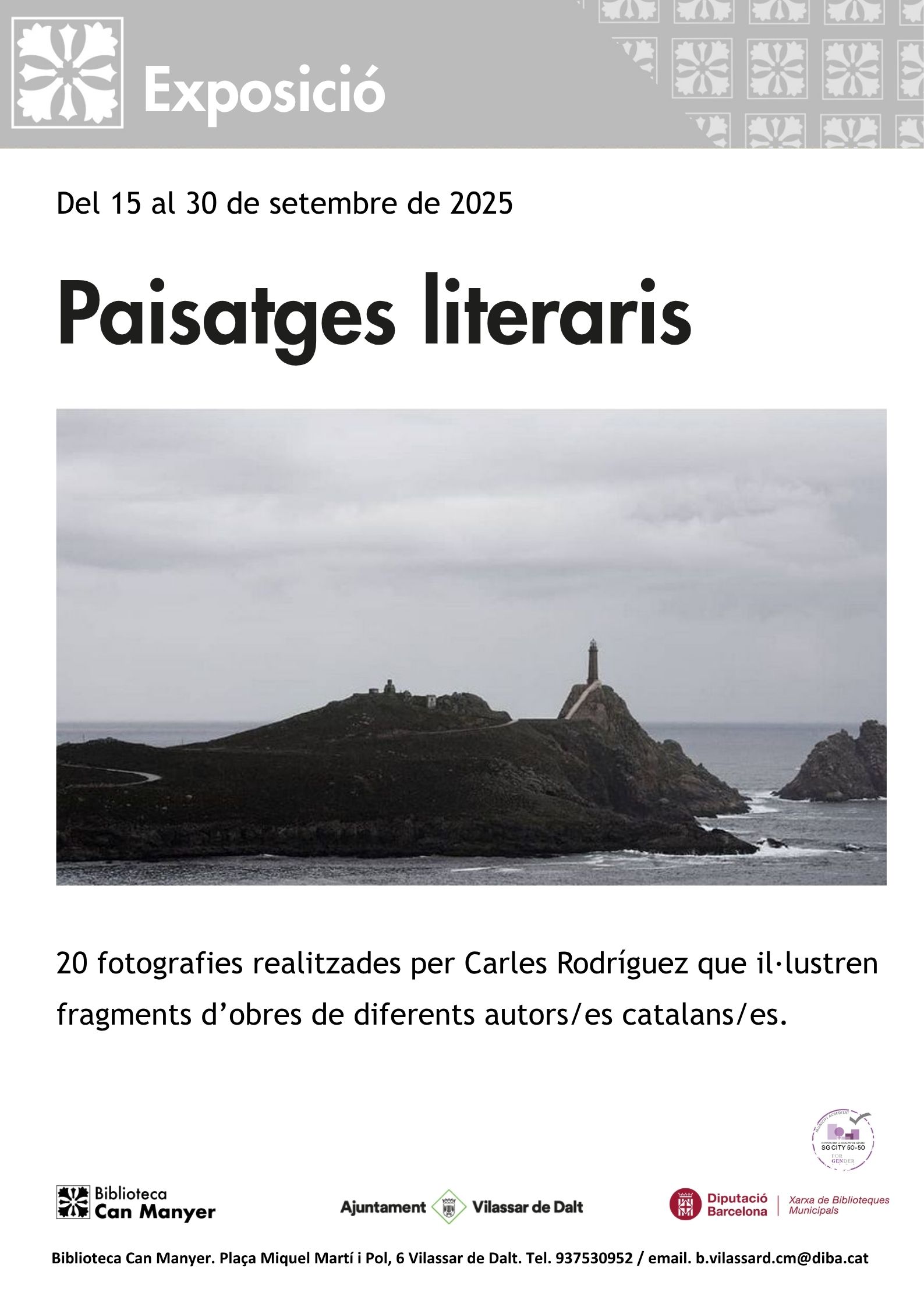 Exposició 'Paisatges literaris'