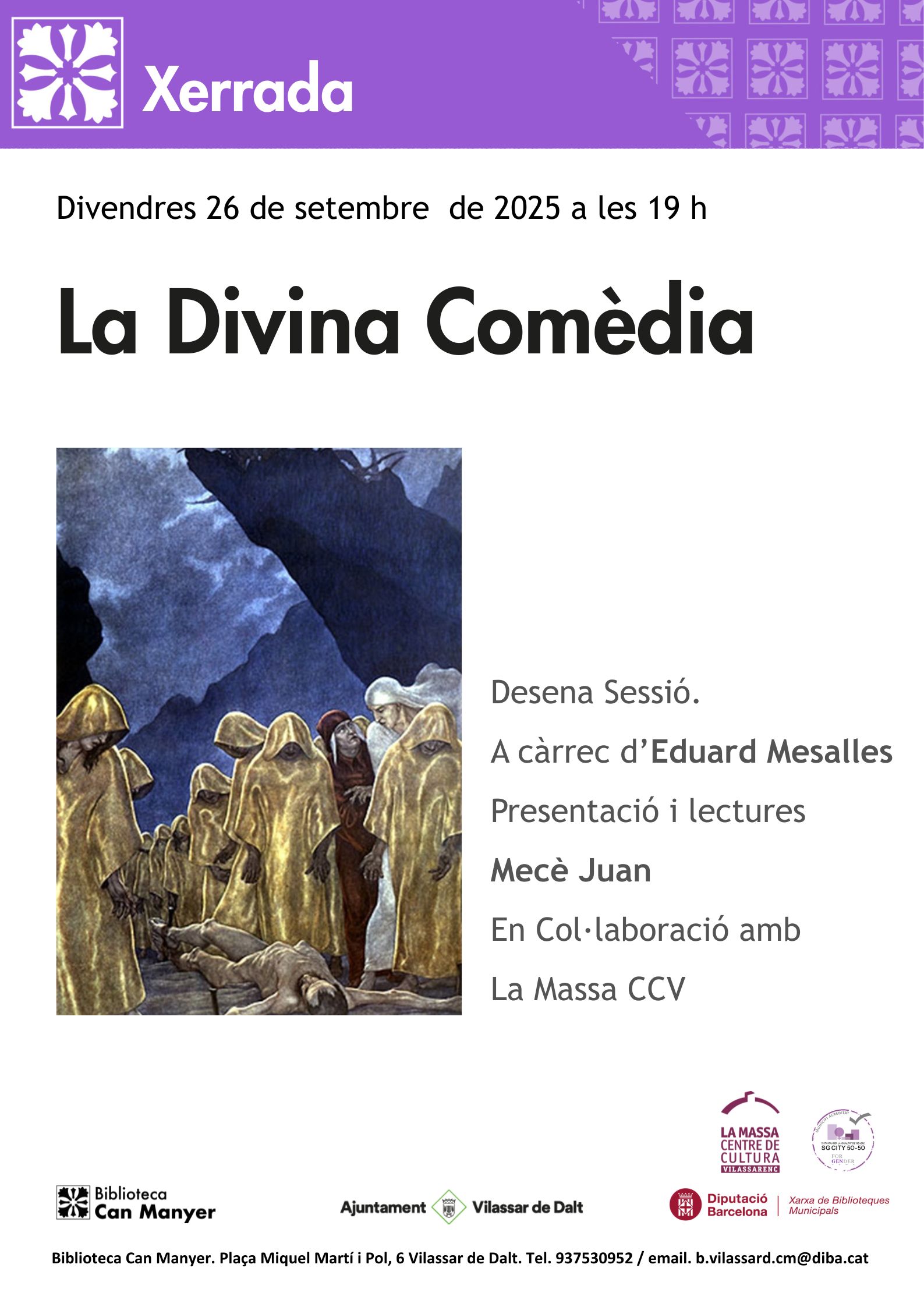 Xerrada 'La divina comèdia. X Sessió'