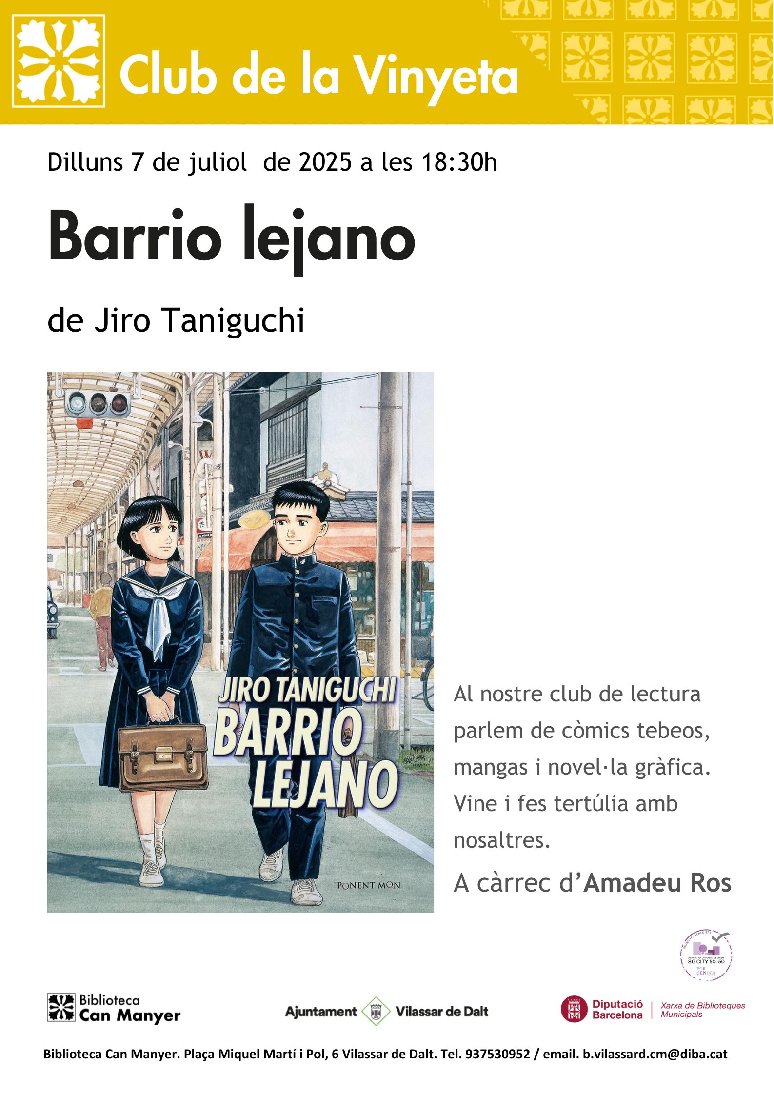 Club de la Vinyeta: 'Barrio lejano'