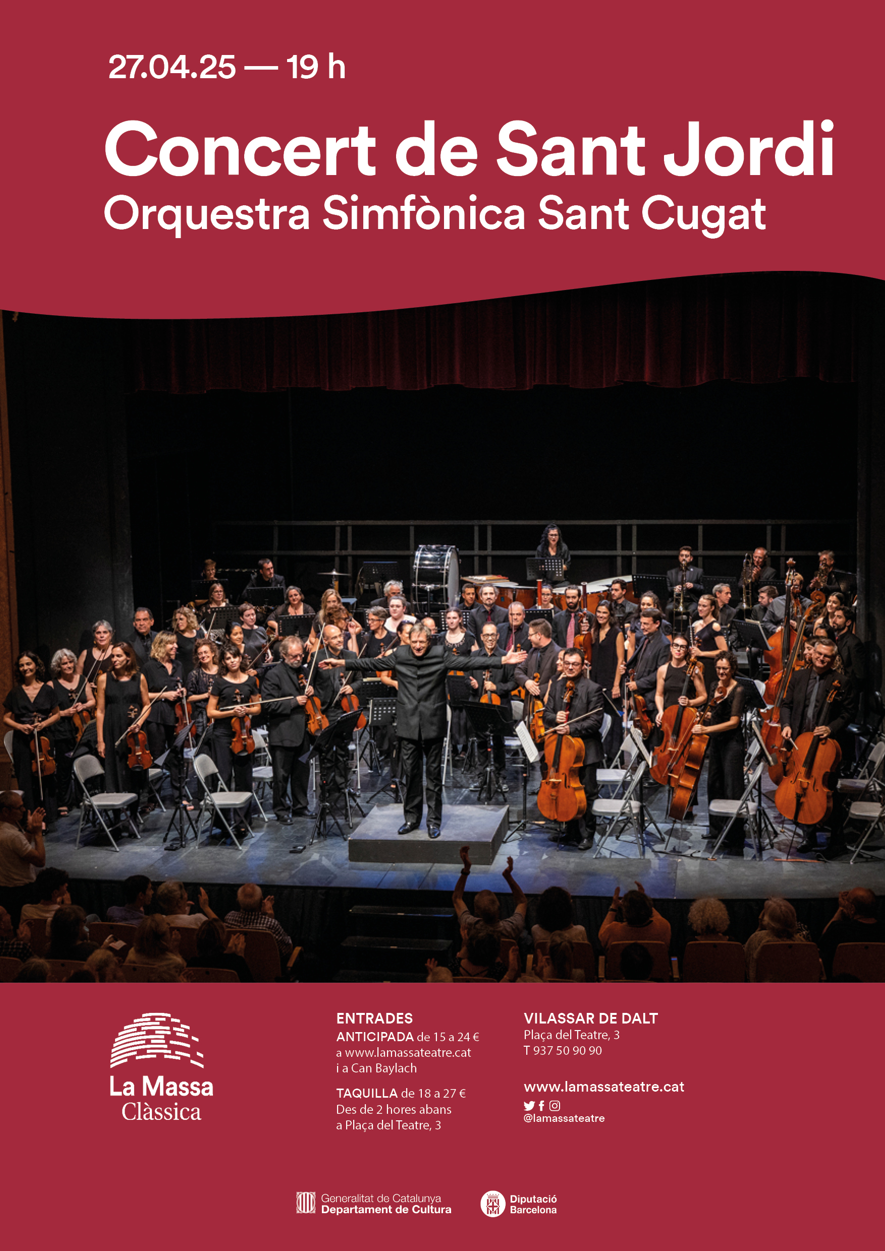 Temporada de clàssica. 'Concert de Sant Jordi'