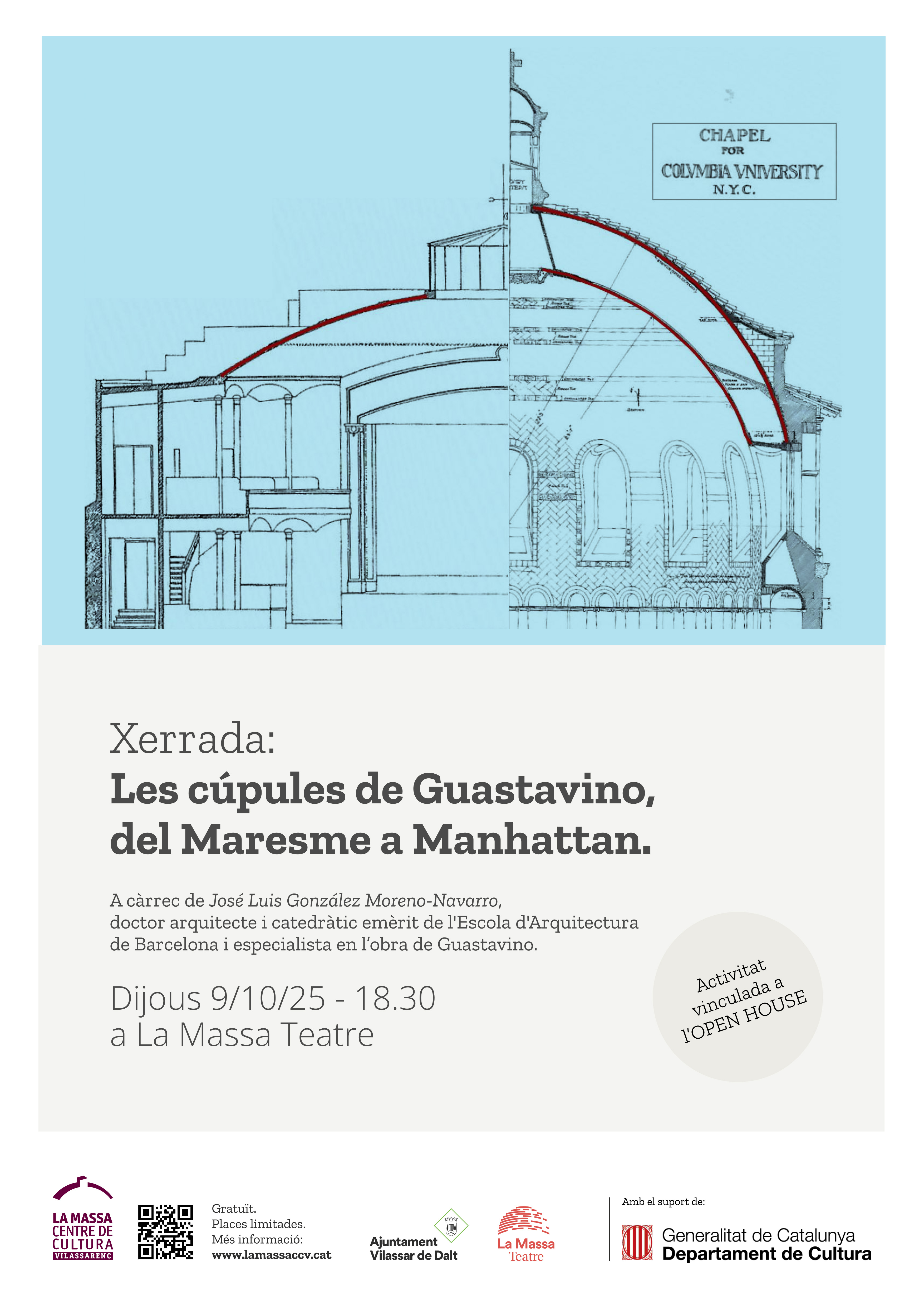 Xerrada: 'Les cúpules de Guastavino, del Maresme a Manhattan'