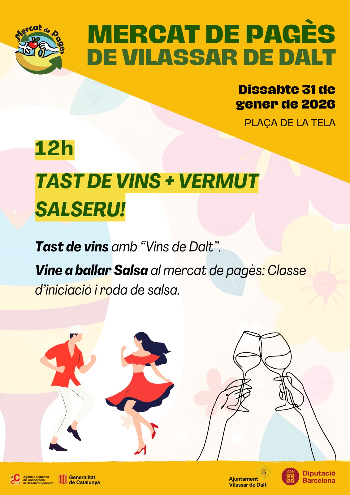 Tast de vins i vermut salseru al Mercat de pag&egrave;s