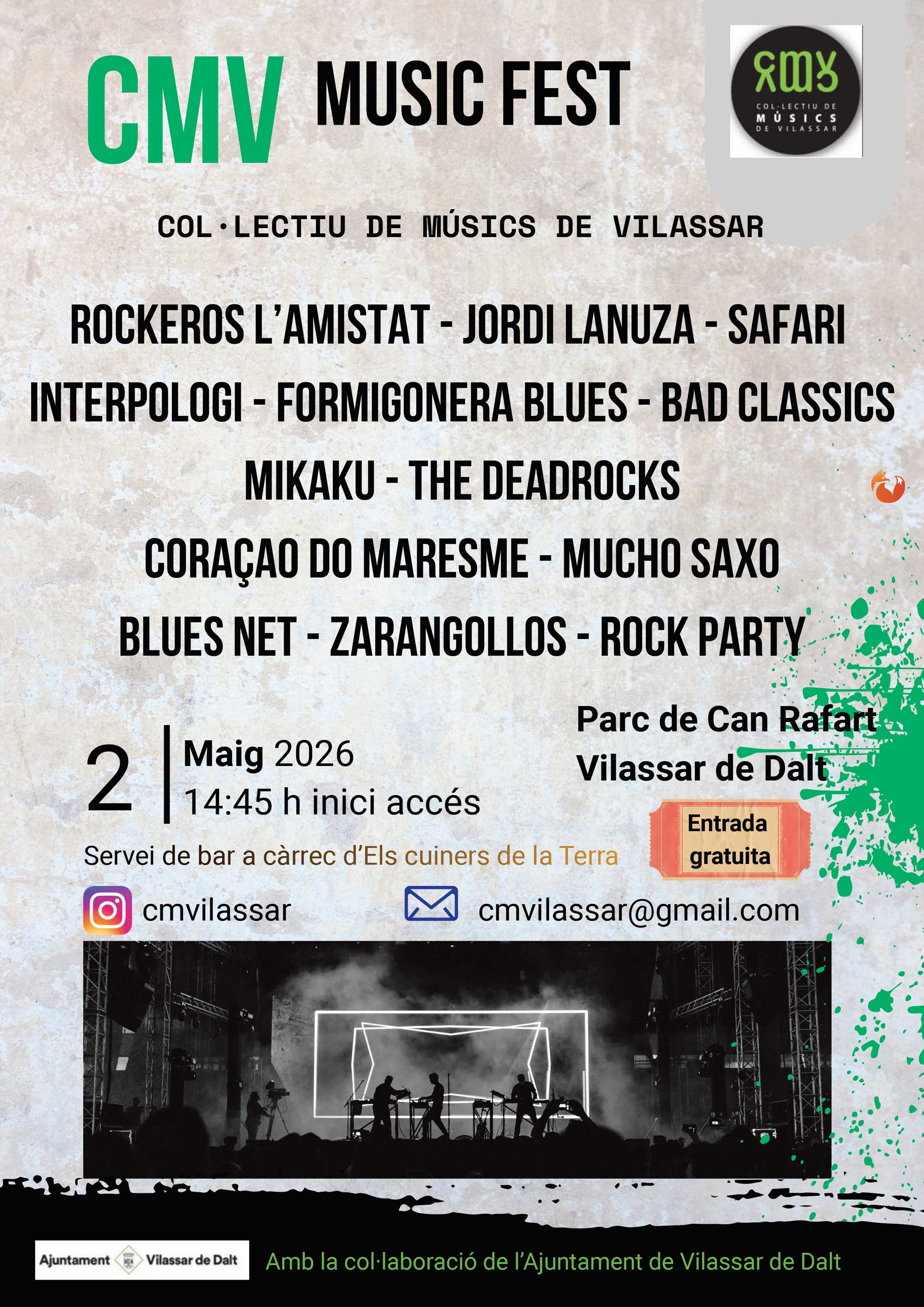 Festival de m&uacute;sics i artistes locals