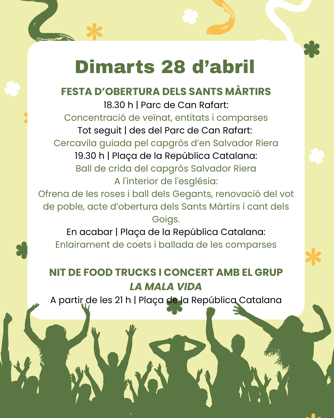 Sants M&agrave;rtirs 26: 28 d'abril