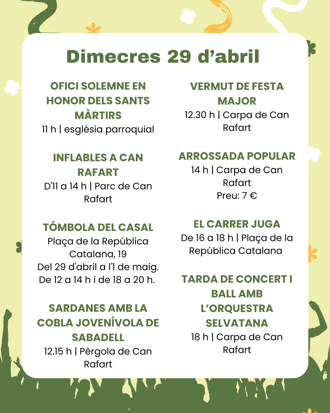 Sants M&agrave;rtirs 26: 29 d'abril