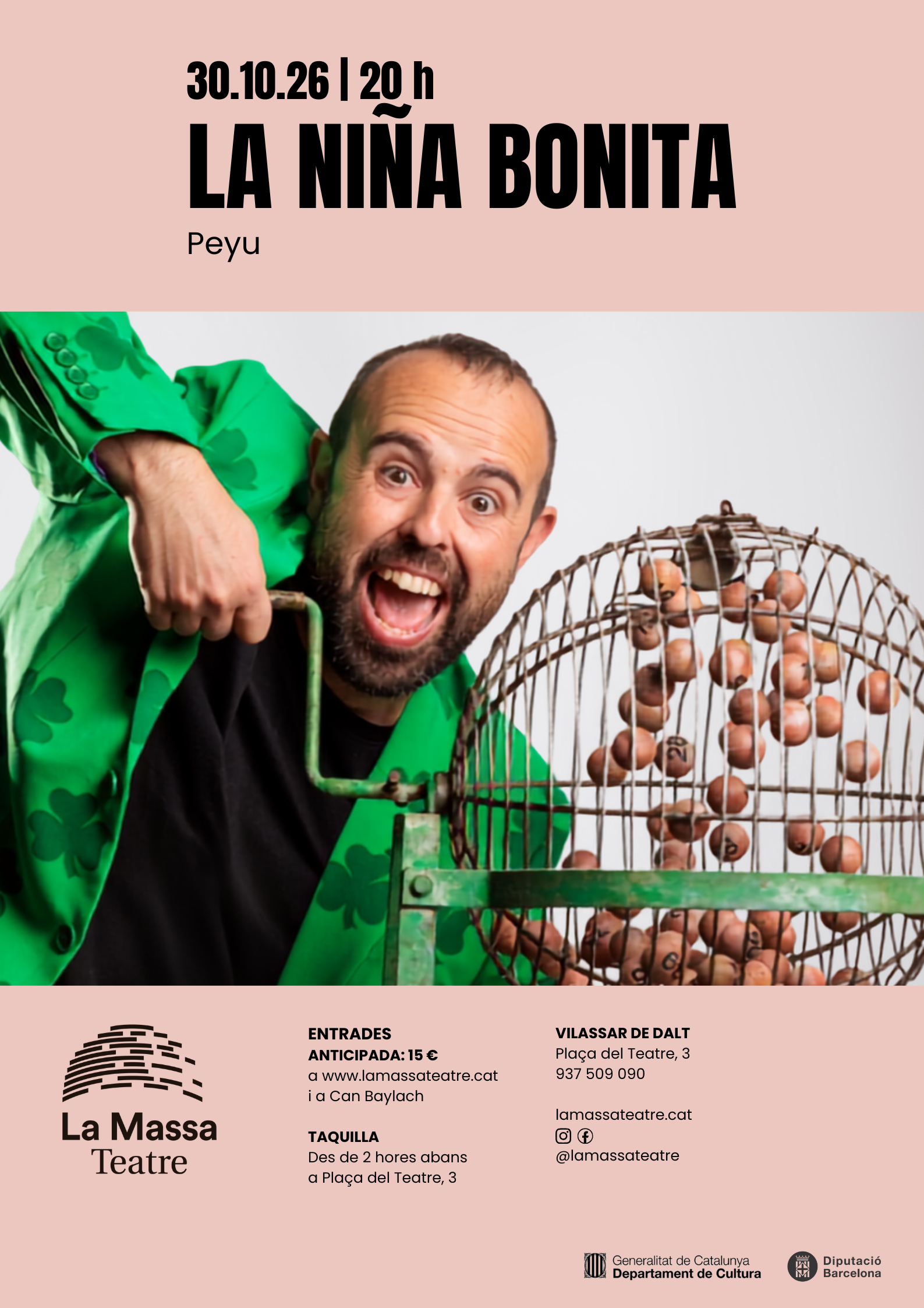 'La niña bonita'. Peyu a La Massa Teatre