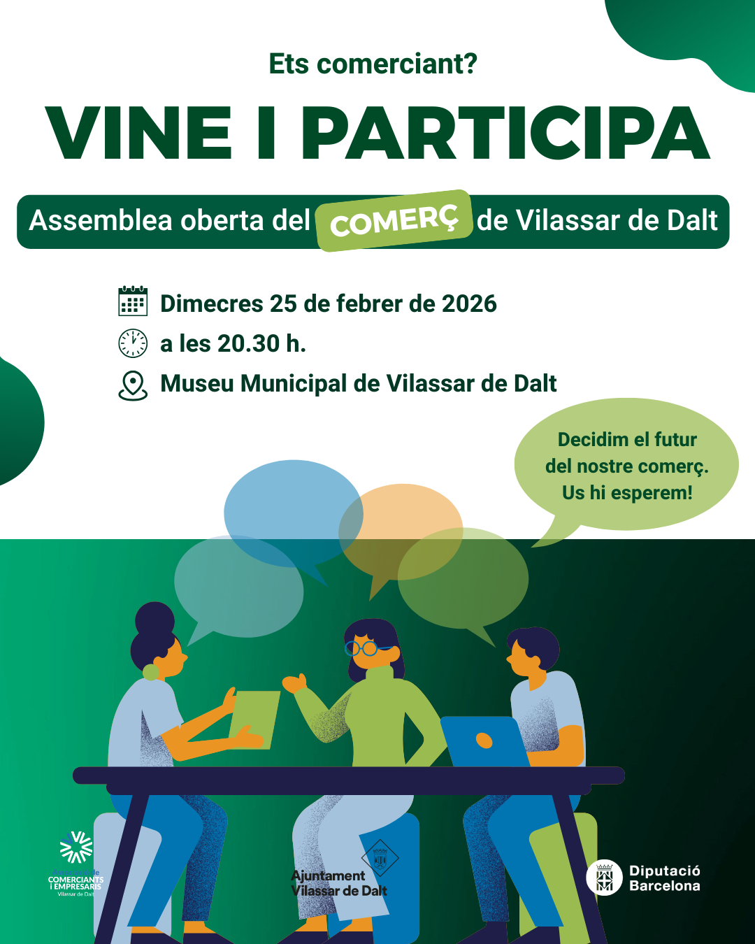 Assemblea oberta del comerç de Vilassar