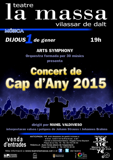 cartell concert cap d'any