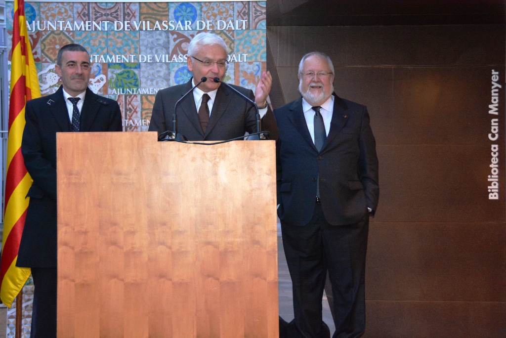 inauguració nova biblioteca can Manyer