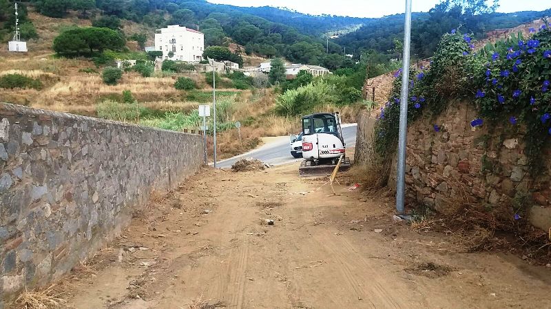 Obres camí de la costa i ptge. Ermites