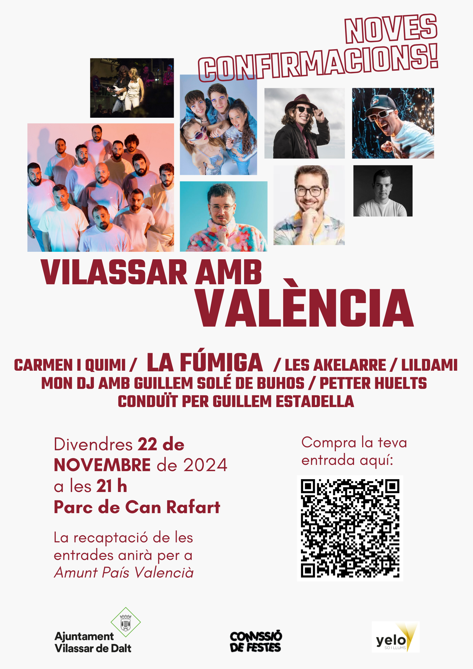 Noms com Mon Dj, Guillem Solé (Buhos) o LilDami s'afegeixen al concert solidari Amunt País Valencià! 