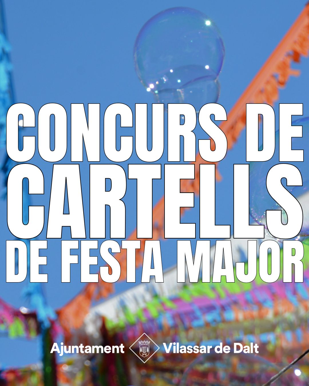 Participa al concurs de cartells de les festes majors de Vilassar!