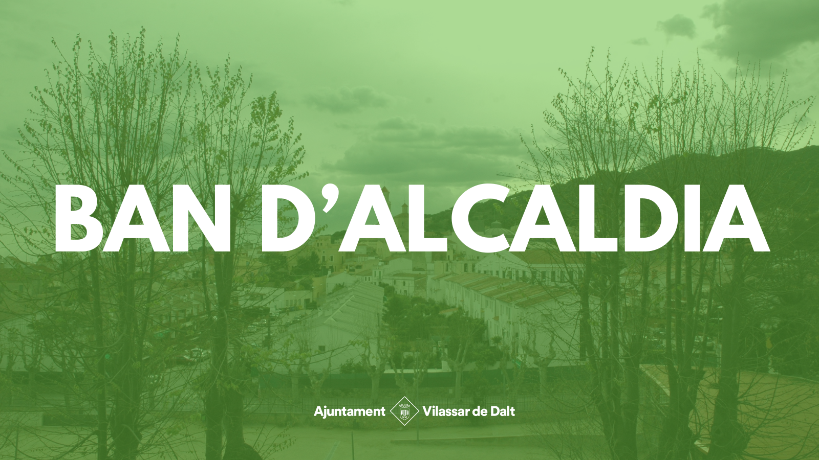 L'Ajuntament publica un BAN amb mesures de prevenció d'incendis forestals L'Ajuntament publica un BAN amb mesures de prevenció d'incendis forestals