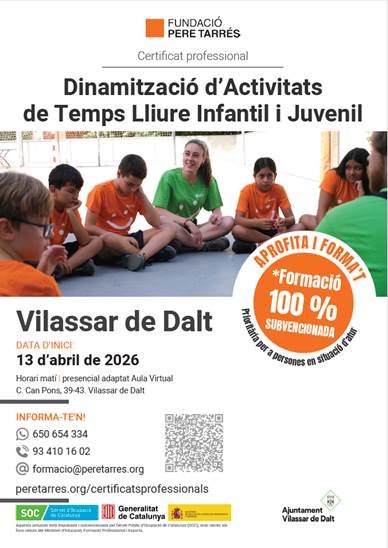 Nous cursos subvencionats a Vilassar de Dalt