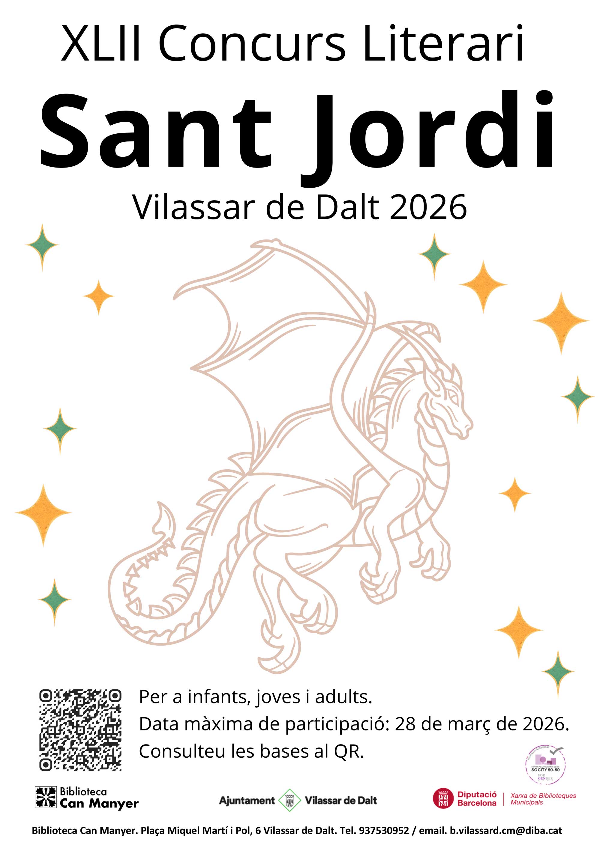 42a edici&oacute; del Concurs literari de Sant Jordi