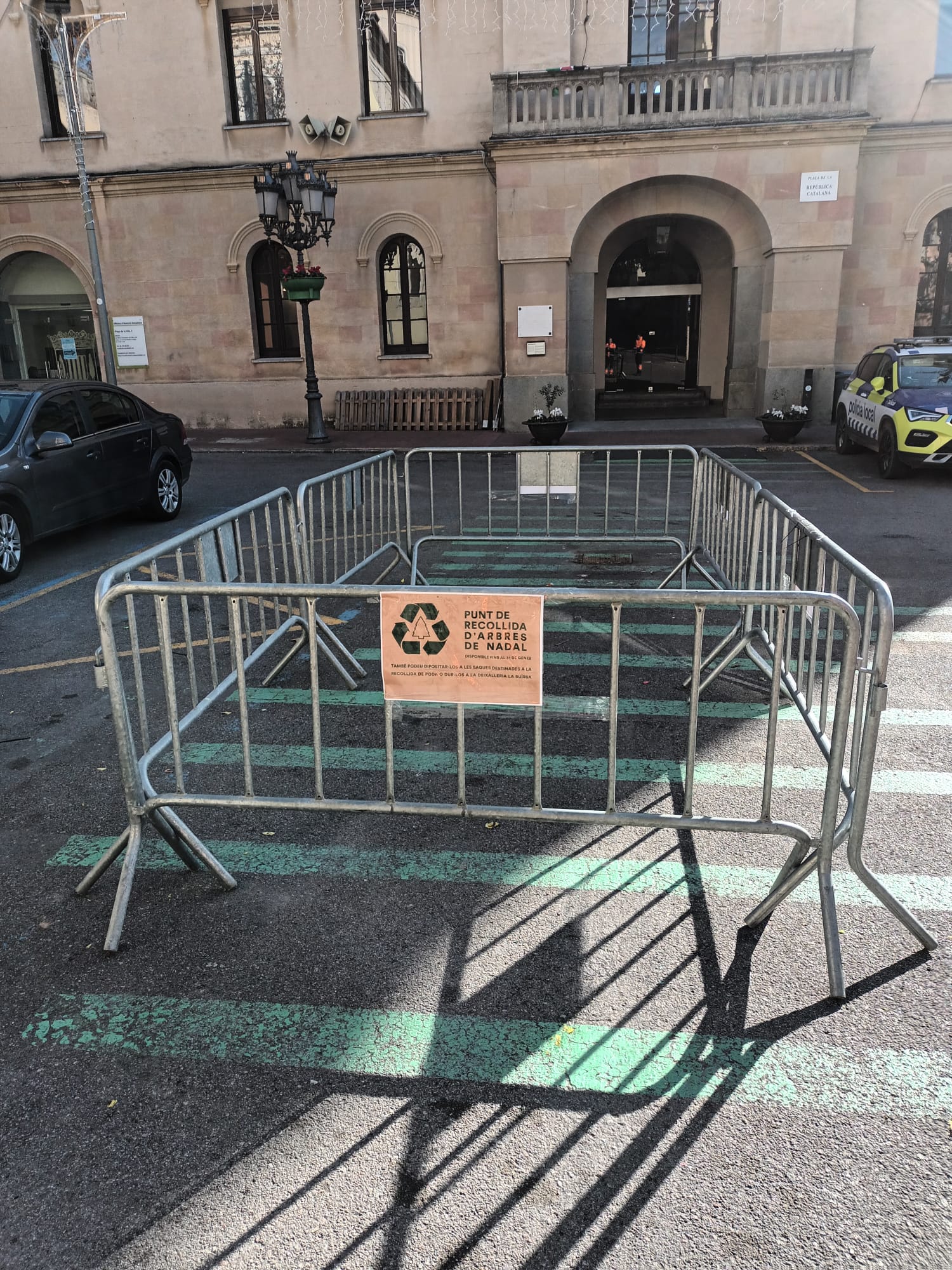 Campanya de recollida d'arbres de Nadal